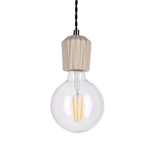 FORLIGHT PENDANT IP20 BLOOM E27 CEMENT