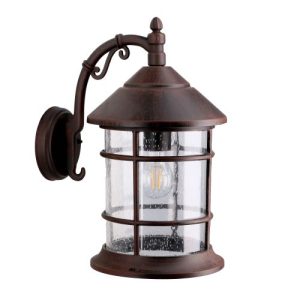 FORLIGHT WALL FIXTURE IP23 SIROS E27 BROWN