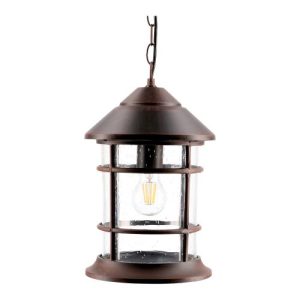 FORLIGHT PENDANT IP23 SIROS E27 BROWN