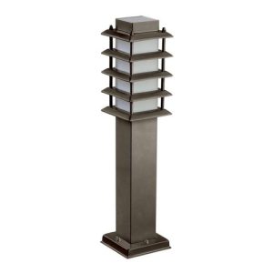 FORLIGHT BOLLARD IP55 SILJAN E27 BROWN