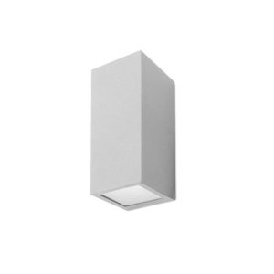 FORLIGHT WALL FIXTURE IP44 CUBE SMALL GU10 GREY