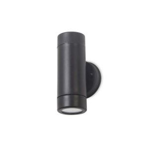 FORLIGHT WALL FIXTURE IP54 JUMBO DOUBLE EMISSION LED 2.4W 3000K BLACK 96LM