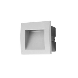 FORLIGHT RECESSED WALL LIGHTING IP65 FACE LED 1W 3000K GREY 40LM