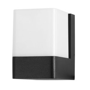 FORLIGHT WALL FIXTURE IP44 OPALO LED 9.4W 3000K BLACK 421LM