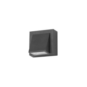FORLIGHT WALL FIXTURE IP54 LOYD ONE EMISSION LED 2.1W 3000K BLACK 96LM
