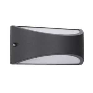 FORLIGHT WALL FIXTURE IP54 KAPA LED 8.7W 4000K URBAN GREY 444LM