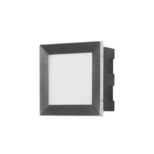 FORLIGHT WALL FIXTURE IP65 RECT LED 3.3W 4000K STAINLESS STEEL 235LM