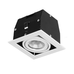 FORLIGHT DOWNLIGHT IP23 CARDAN SIMPLE GU10/G5.3 WHITE