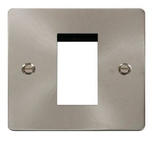 CLICK NEW MEDIA 4-GANG PLATES 1-GANG SINGLE APERTURE FOR MEDIA MOD