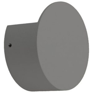 GAP IP54 240V 3W LED WARMWHITE 3000K CIRCULAR GRAPHITE GREY WALL LIGHT