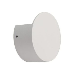 GAP IP54 240V 3W LED WHITE 6000K CIRCULAR WHITE WALL LIGHT