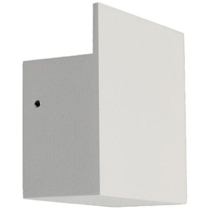 GAP IP54 240V 3W LED WARMWHITE 3000K SQUARE WHITE WALL LIGHT