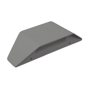 GAP IP54 240V 2X7W LED WHITE 6000K RECTANGULAR GRAPHITE GREY WALL LIGHT