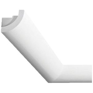 GAP CURVE DESIGN 50MM WHITE POLYURETHANE CEILING COVING (2M LENGTH)