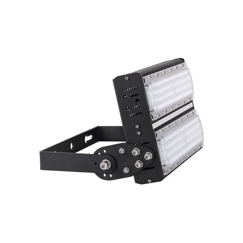 GAP IP65 100W BLACK DIE-CAST ALUMINIUM 6000K LED DOUBLE MODULE FLOODLIGHT