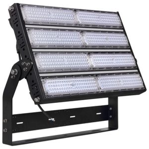 GAP IP65 400W BLACK DIE-CAST ALUMINIUM 6000K LED 8 MODULE FLOODLIGHT