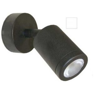 GAP IP65 240V BLACK STAINLESS STEEL 3W WHITE 6000K LED SPOTLIGHT