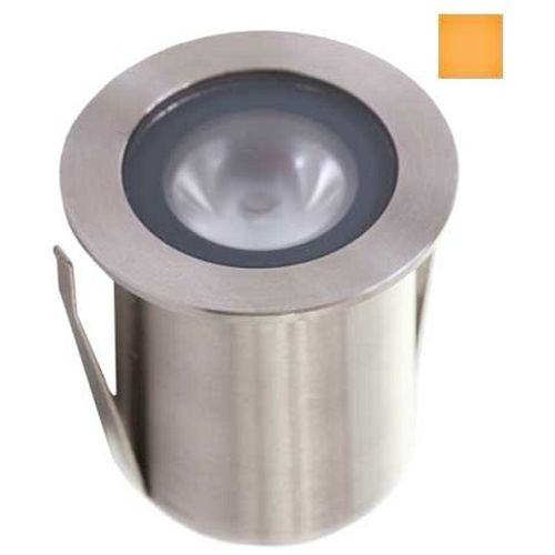 GAP IP68 316 STAINLESS STEEL 1W CREE 40MM AMBER LED RECESSED GROUND LIGHT