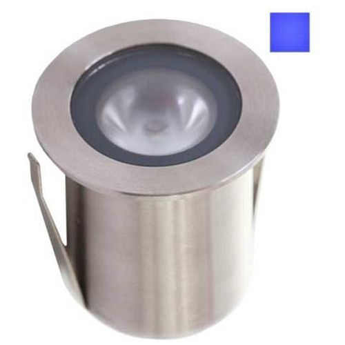 GAP IP68 316 STAINLESS STEEL 1W CREE 40MM BLUE LED RECESSED GROUND LIGHT