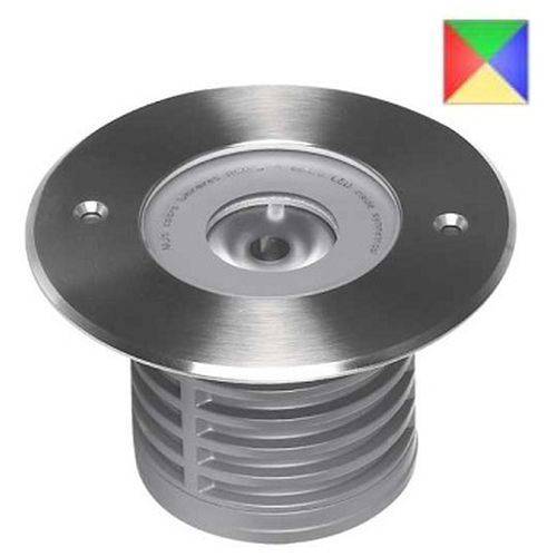 GAP IP67 6W 116MM STAINLESS STEEL RGB+WW 3000K LED RECESSED GROUND LIGHT