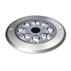 GAP IP67 18W CREE WHITE 6000K LED RECESSED GROUND LIGHT WITH 316 MARINE GRADE BEZEL