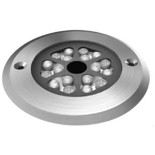 GAP IP67 18W CREE WARMWHITE 3000K LED RECESSED GROUND LIGHT WITH 316 MARINE GRADE BEZEL