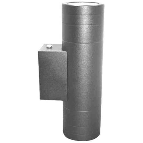 GAP IP44 240V GRAPHITE GREY STAINLESS STEEL GU10 UP|DOWN WALL LIGHT