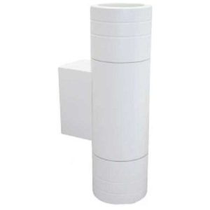 GAP IP44 240V WHITE STAINLESS STEEL GU10 UP|DOWN WALL LIGHT