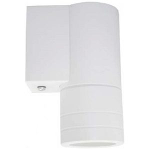 GAP IP44 240V WHITE STAINLESS STEEL GU10 WALL LIGHT