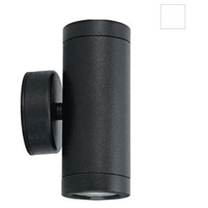 GAP IP65 240V BLACK STAINLESS STEEL 2X3W WHITE 6000K LED UP|DOWN WALL LIGHT