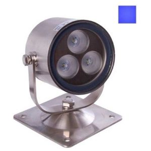 GAP IP68 316 STAINLESS STEEL 3W CREE BLUE LED SURFACE PROJECTOR