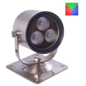 GAP IP68 316 STAINLESS STEEL 9W CREE RGB COLOUR CHANGING LED SURFACE PROJECTOR
