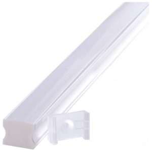 GAP ALUMINIUM 15MM CHANNEL FOR LINEAR FLEX WITH PC DIFFUSER (2M LENGTH)