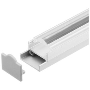 GAP ALUMINIUM 16MM CHANNEL FOR LINEAR FLEX WITH PC DIFFUSER (2M LENGTH)