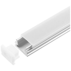 GAP ALUMINIUM 8MM CHANNEL FOR LINEAR FLEX WITH PC DIFFUSER (2M LENGTH)