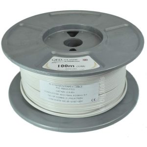 42 STRAND SPEAKER CABLE WHITE 100MTRS