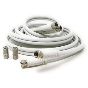 TWIN SATELLITE CABLE WHITE 10X5MM 250MTR