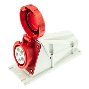 GEWISS GW62535 125A 5-PIN IP67 WALL MOUNTING SOCKET