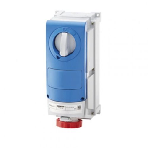 GEWISS 63A 5-PIN VERTICAL IP66 INTERLOCKED SOCKET