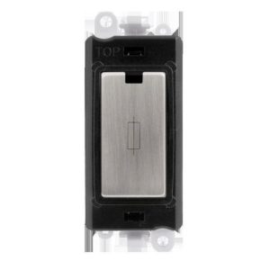 CLICK GRIDPRO MODULES FUSED 13A FUSE BLACK STAINLESS STEEL