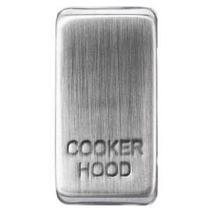 BG NEXUS COOKER HOOD BRUSHED STEEL ROCKER