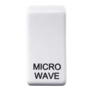 BG GRID ROCKER MARKED MICROWAVE WHITE