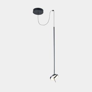 GROK PENDANT INVISIBLE SINGLE FIXED LED 9W 568LM 3000K PHASE CUT BLACK