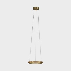 GROK PENDANT SATURN Ø300 LED 13W 711LM 2700K PHASE CUT GOLD