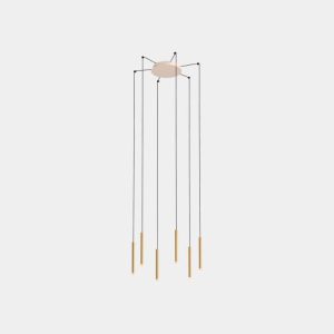 GROK PENDANT CANDLE 6 BODIES LED 18.8W 1013LM 2700K DALI WHITE