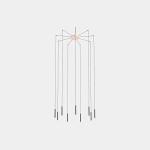 GROK PENDANT CANDLE 9 BODIES LED 28.1W 1519LM 2700K 1-10V WHITE