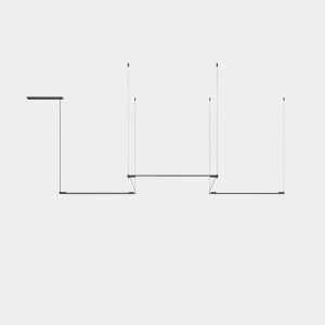 GROK PENDANT TUBS MODULAR LED 75.5W 2811LM 3000K BLACK