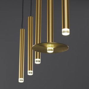GROK ACCESSORIE CANDLE ALUMINIUM DISC GOLD