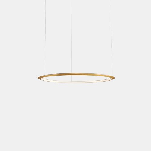 GROK PENDANT CIRCULAR INWARD Ø600 RECESSED LED 31.7W 1475LM 3000K GOLD