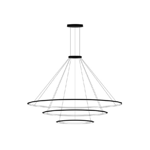 GROK PENDANT CIRCULAR OUTWARD 3 RINGS (Ø3000 Ø2000 Ø1200) LED 366.7W 2700K WHITE